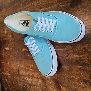 Vans Authentic Sneaker Iceberg Green Shoe Size M11.5/W13